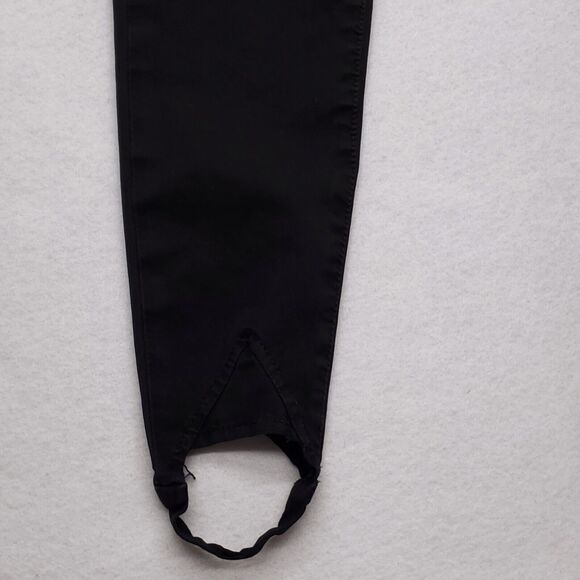 7 For All Mankind Casual Button Zip Denim Dark Wash Jeans Womens Size 30 Black - Picture 6 of 8